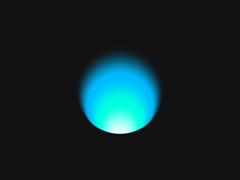 Preview of static radial gradient